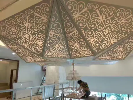 Akzo Nobel Paint Architecture Ceiling Aluminum Perforated Panels for Interior Decorative