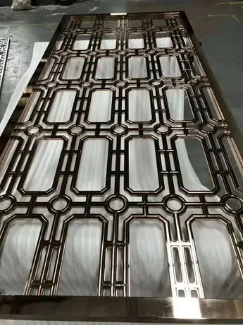 Interior Aluminum Privacy Perforated Screen Panels Powder Coating Aluminum Manufacturer in China