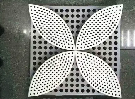 AA1100 Material Aluminum Fire rated Perforated Panel Aluminum Curtain Wall AA1060 Material Panel Manufacturer