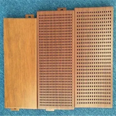 light weight 2.0mm aluminum perforated facade 3D metal sheet — Foshan Qi Aluminum Decorative Materials Co., Ltd