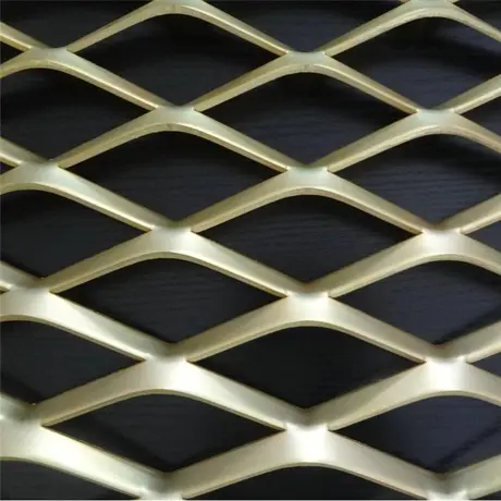 AA6063 Material Aluminum Metal Mesh Panel for Outdoor Wall Cladding