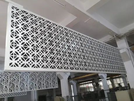 Decorative 3D Aluminum Perforated Wall Cladding Panel