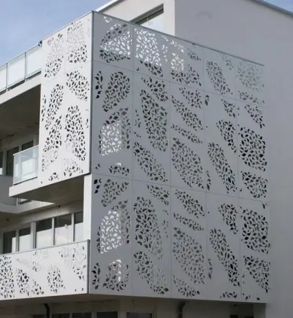 Exterior Building Materials Sheets JOTUN Powder Coating Aluminum Wall Cladding Perforated Sheets
