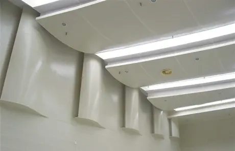special pattern perforated aluminum solid panels for indoor decoration