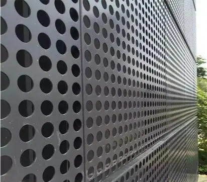 AA1060 Material Aluminum Fire rated Perforated Sheets for Exterior/Interior Building Decorative