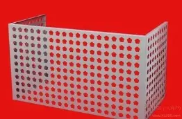 Aluminum Decorative Air Conditioner Cover For Outdoor Protector