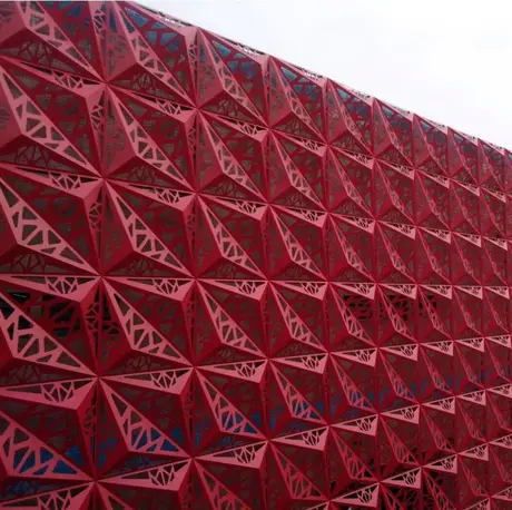 AA3003 Architectural aluminium perforated facade panel