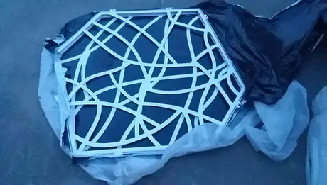 Aluminum Mashrabiya Panel Window Decoration Sunshade Cut Panel Engraving Panel