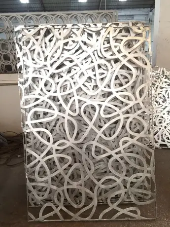 Outdoor Wall Panels Laser Cut Metal Wall Facade Decorative Screen