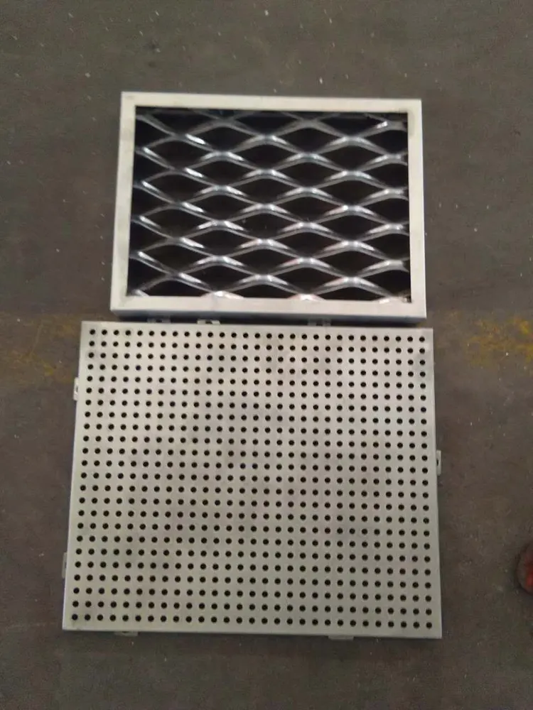 JOTUN Powder Coating Aluminum Perforated Curtain Wall Panel — Foshan Qi Aluminum Decorative Materials Co., Ltd