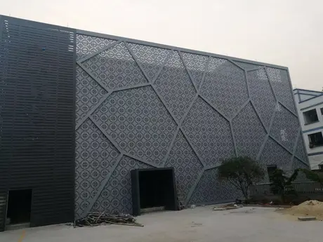 Custom size compact laminate fireproof wall cladding