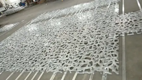aluminum screen laser cutting mashrabiya panel