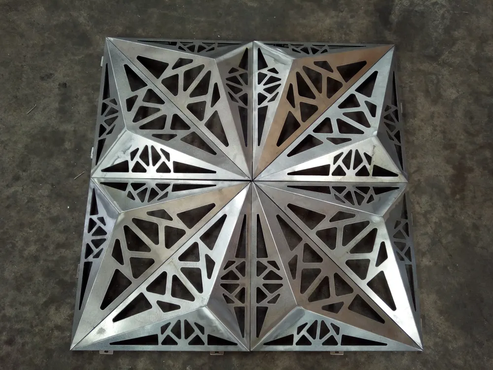 PPG Paint Aluminum Perforated Façade Decorative Panel — Foshan Qi Aluminum Decorative Materials Co., Ltd