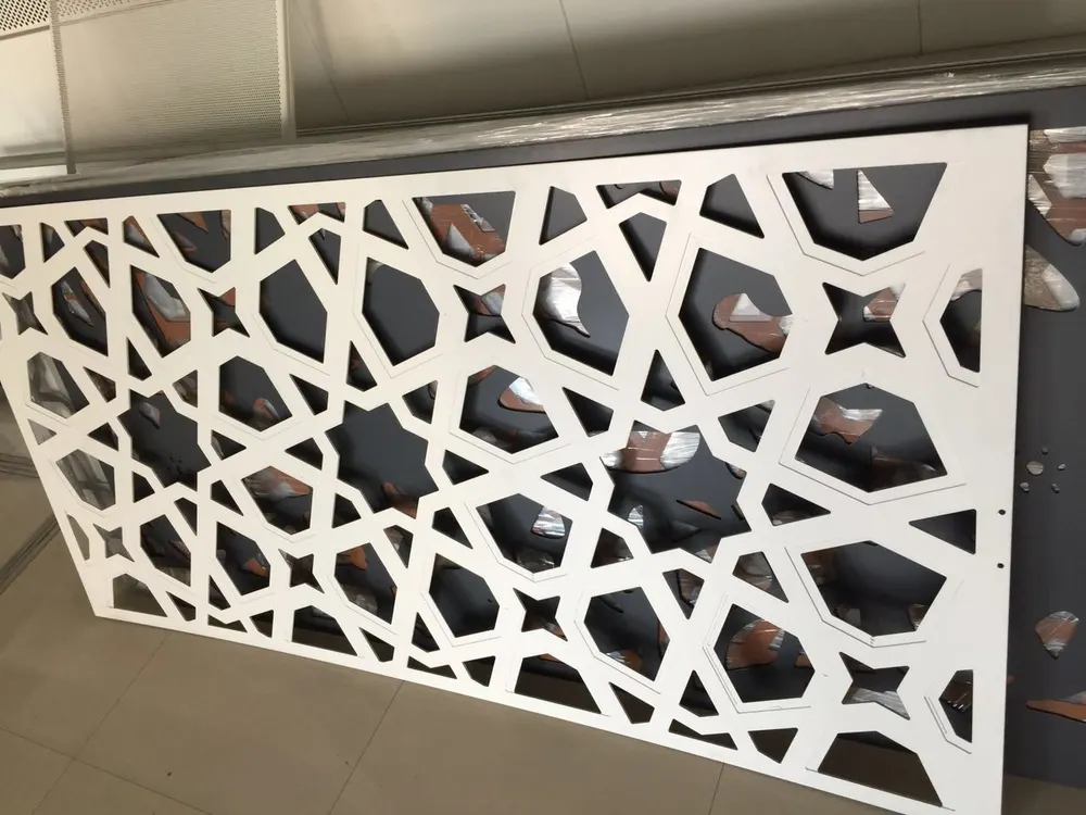 PVDF Coating Material Aluminum Curtain Wall Cladding Decoration Laser Cutting Panel Manufacturer — Foshan Qi Aluminum Decorative Materials Co., Ltd