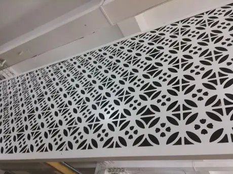 China Akzo Nobel Paint Building Decorative 3D Punching Holes Aluminum Perforated Panel