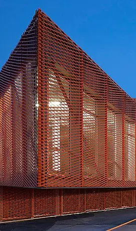 PVDF Coating Aluminum Metal Mesh Panel for Construction Decorative