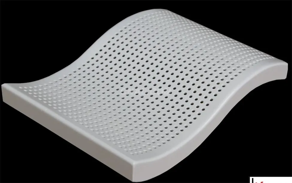 SDF Powder Coating Aluminum polyester powder coating sheet Metal Perforated Decorative Sheet — Foshan Qi Aluminum Decorative Materials Co., Ltd