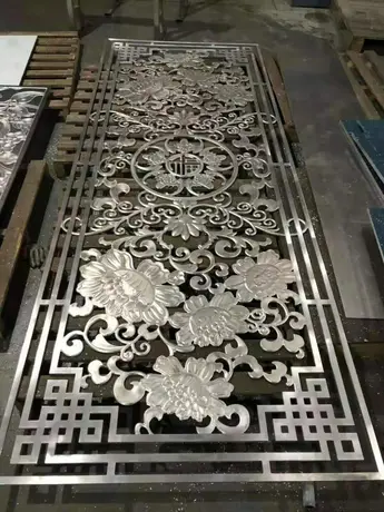 Laser Cutting Aluminum Mashrabiya Perforated Decorative Panel