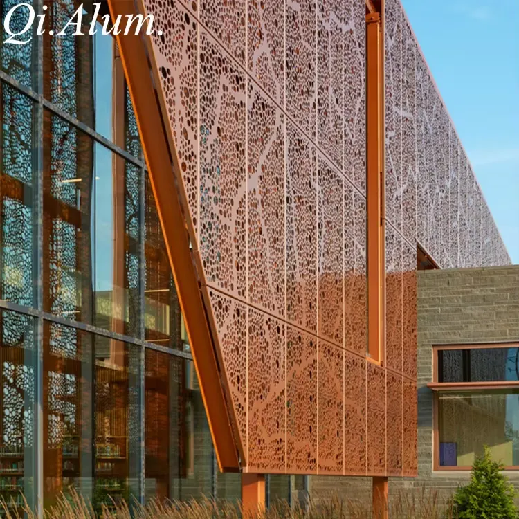 Decorative Aluminium Perforated Sheet Metal Panels for Architectural Applications — Foshan Qi Aluminum Decorative Materials Co., Ltd