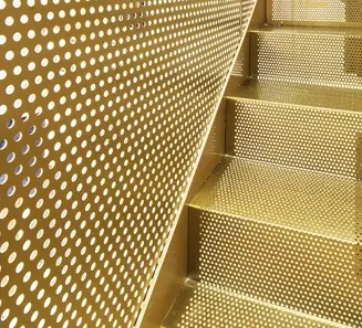 4.0mm PVDF Coating Aluminum Perforated Panels For The Exterior Facade