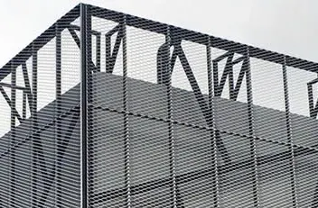 2020 hot sale exterior decorative mesh panel expanded metal mesh panels — Foshan Qi Aluminum Decorative Materials Co., Ltd