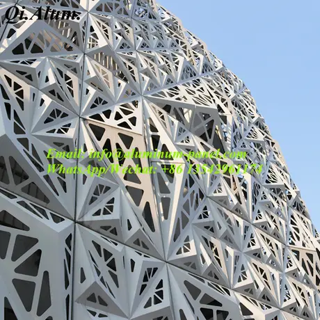 China Hot Sale Aluminum CNC cutting sheet PVDF Coating Wall Cladding Sheet Manufacturer