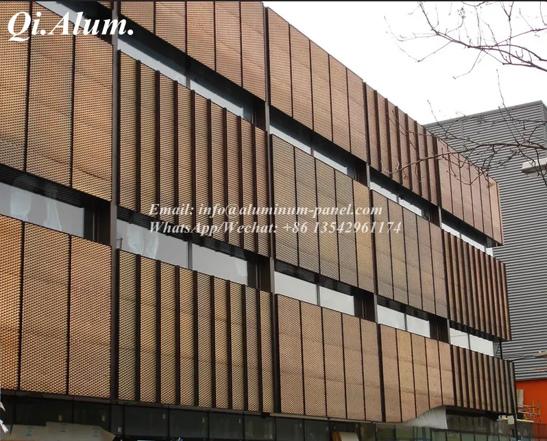Ceiling Powder Coated Expande Mesh — Foshan Qi Aluminum Decorative Materials Co., Ltd
