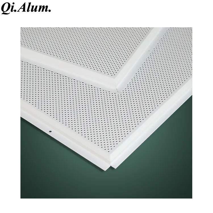 Aluminum Composite Ceiling Panels curved acoustic ceiling panel — Foshan Qi Aluminum Decorative Materials Co., Ltd