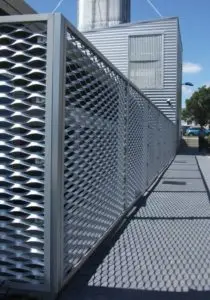 Mill Finish Aluminum metal mesh panels for decorative
