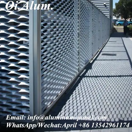 Exterior Aluminum Wire Mesh Fence Panel curtain wall
