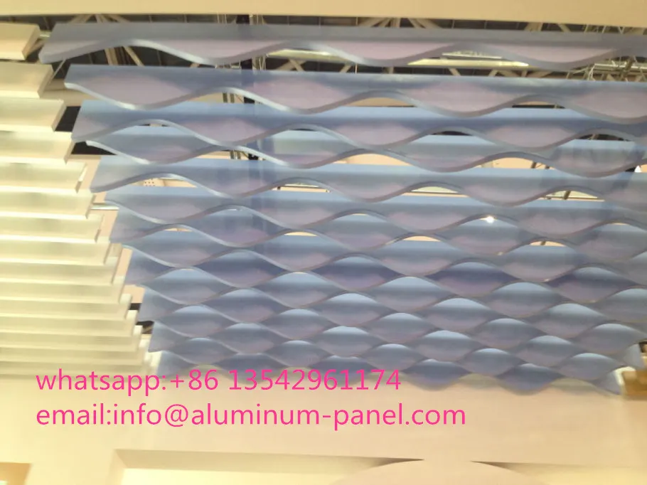 AA6063 Material Aluminum Perforated Decorative Ceiling Panels for Shopping Mall Use — Foshan Qi Aluminum Decorative Materials Co., Ltd