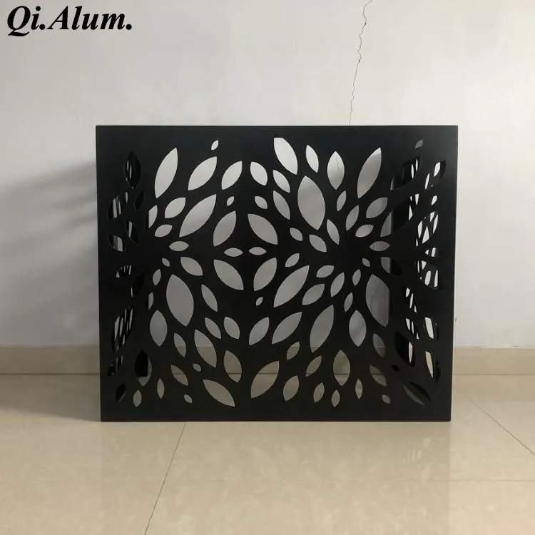 Hollow Aluminum Perforated Panel Powder Fluorocarbon Spray Carved — Foshan Qi Aluminum Decorative Materials Co., Ltd