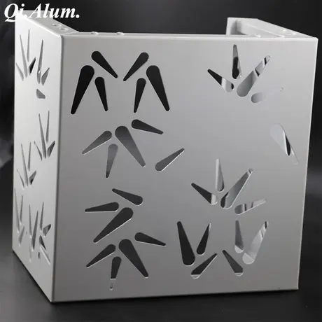Aluminum Custom Decorative Materials Special Wood Grain Curtain Wall Panel