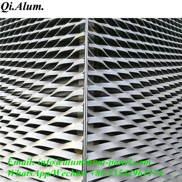 Small Hole Aluminum Mesh For Construction Decorative — Foshan Qi Aluminum Decorative Materials Co., Ltd