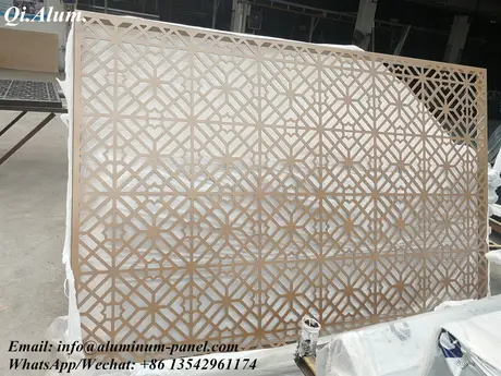 Exterior Wall Architectural Perforated Metal Aluminum Facade Cladding Panels