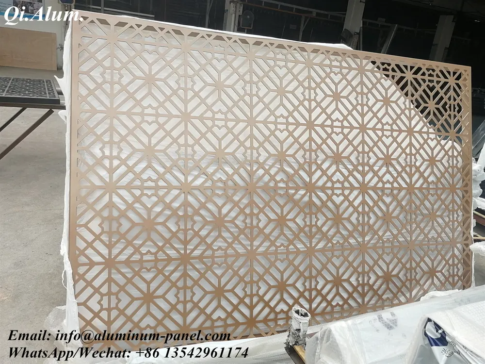 Solid Color PVDF Coated Aluminum Building Materials Cladding/Facade Wall cladding &mdash; Foshan Qi Aluminum Decorative Materials Co., Ltd