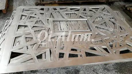 Decorative Aluminum Curtain Wall Laser Cut Aluminum Facade Panels