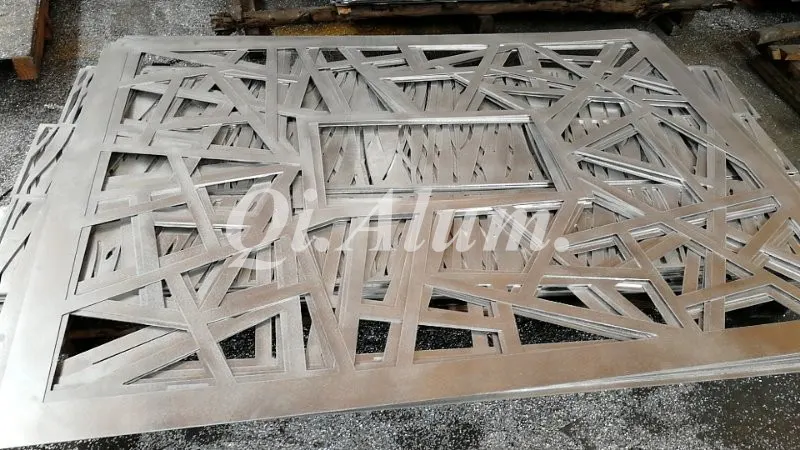 Decorative Aluminum Curtain Wall Laser Cut Aluminum Facade Panels — Foshan Qi Aluminum Decorative Materials Co., Ltd