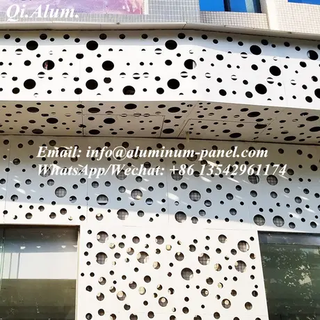 External Wall Hollowed-out Carved Aluminum Soild Panel Manufacturers