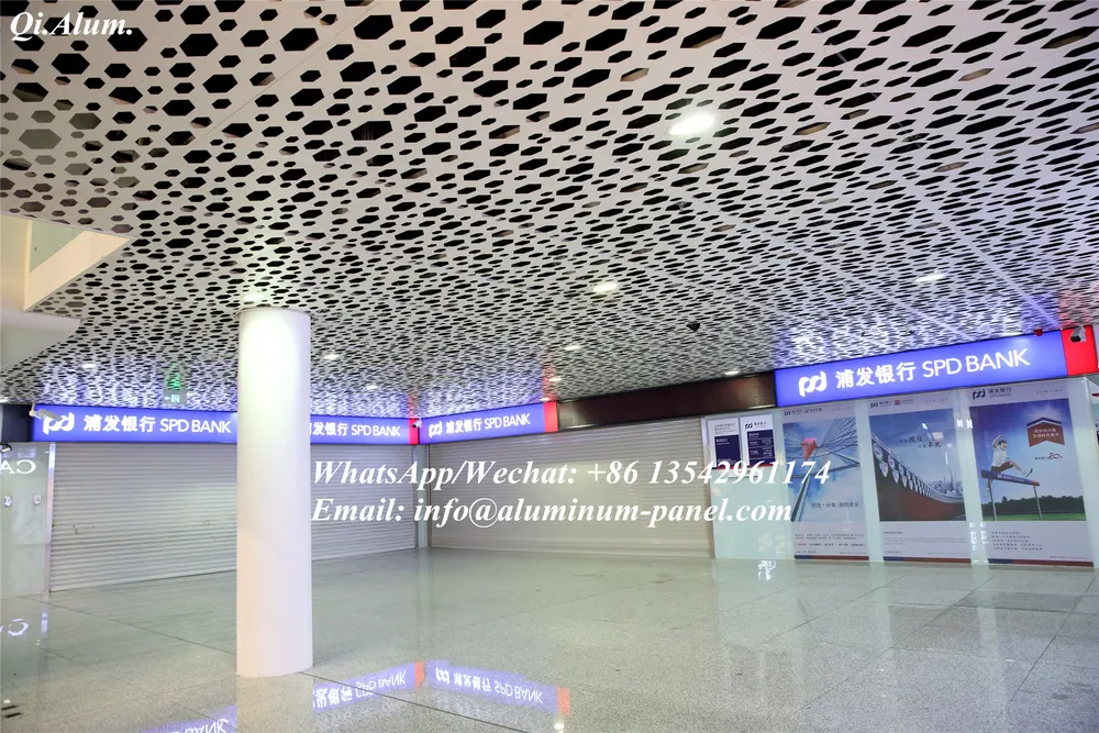 Aluminum Square Lay-In Ceiling Powder Coating AA5005 Material Panel — Foshan Qi Aluminum Decorative Materials Co., Ltd