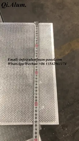 Fluorine-carbon Aluminum Single Sheet Wall Perforated Aluminum Manufacturers