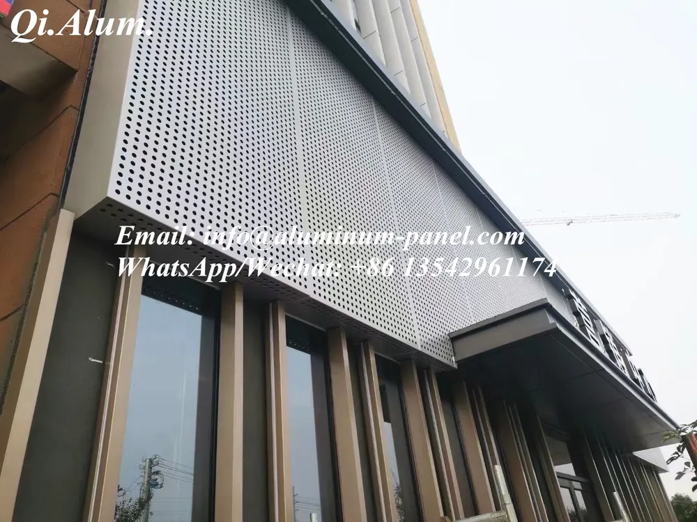 Aluminium Perforated Corrugated Decoration Panel — Foshan Qi Aluminum Decorative Materials Co., Ltd