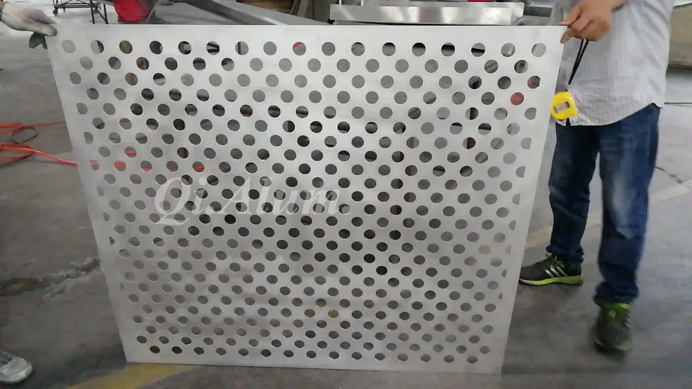 PVDF Coating Stone Surface Curtain Wall Materials Aluminum Solid Panel — Foshan Qi Aluminum Decorative Materials Co., Ltd