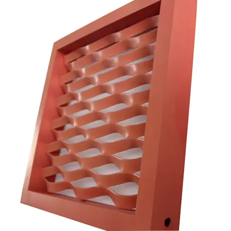 PVDF Coating Aluminum Metal Mesh Custom Design Aluminum Mesh view 4