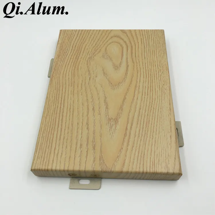 Imitation Wood Grain Aluminum Panel Transfer Wood Grain Aluminum Panel — Foshan Qi Aluminum Decorative Materials Co., Ltd