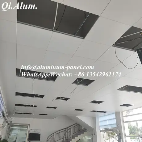 AA1050 Material Aluminum Ceiling Decorative Panels New Patterns Customized