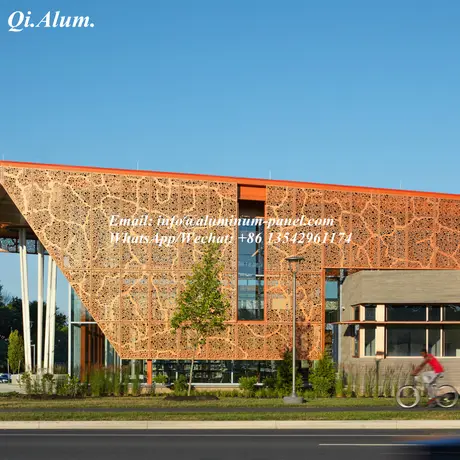 Wood Grain Aluminum Curtain Wall Panel Manufacturers in Chia