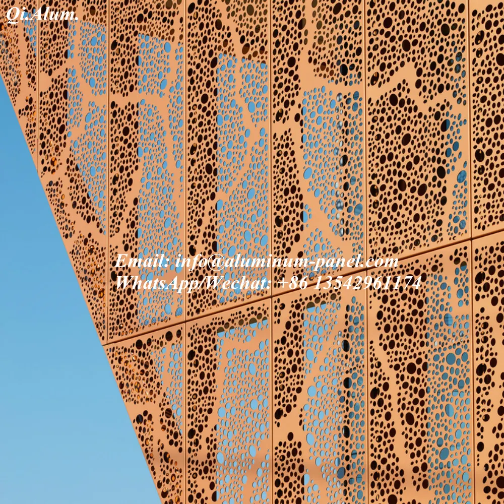 High Quality Aluminum Laser Cut Perforated Metal Sheet Made In China — Foshan Qi Aluminum Decorative Materials Co., Ltd