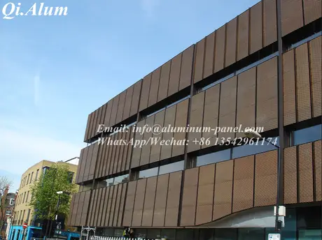 decorative aluminum panel mesh、perforated aluminium panel、