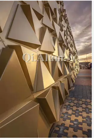 Outdoor Curtain Wall Aluminum Panel